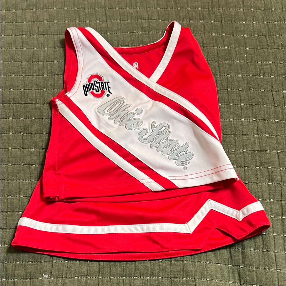 Kids Cheerleader Set - Red and White